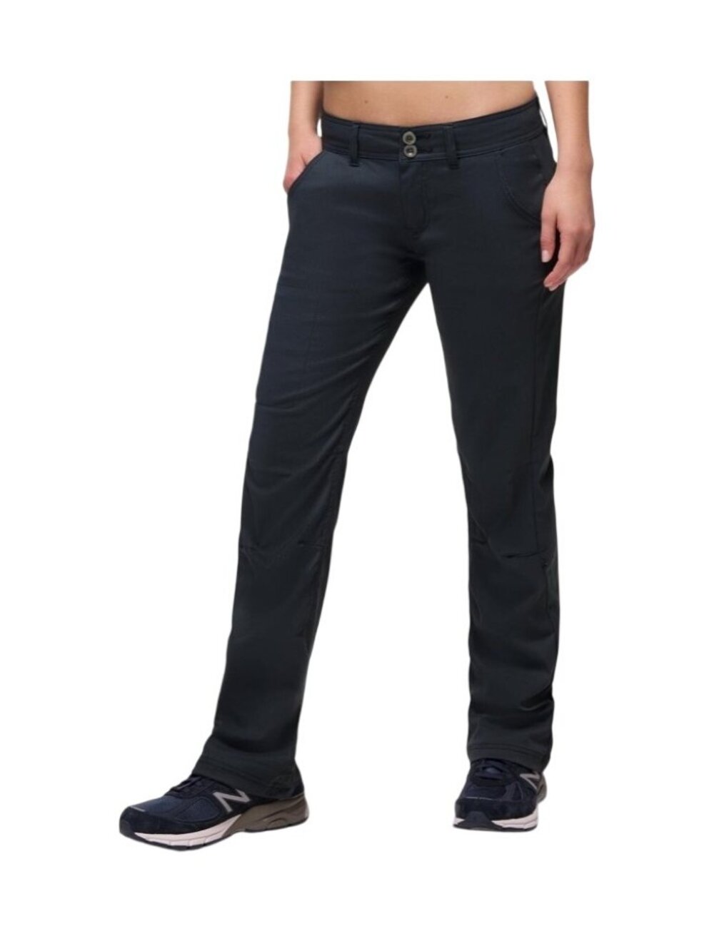 Prana Halle Straight Fit stretch Zion hiking pants Size 6 Roll-Up Pants stormy n